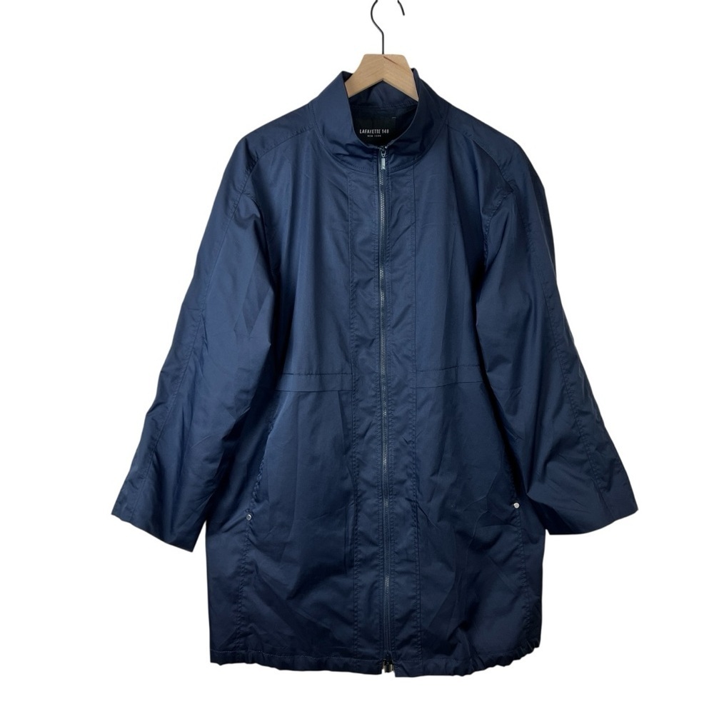 LAFAYETTE 148 NEW YORK Minerva Stand Collar Full Zip Jacket
